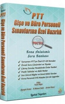 Liyakat Yayınları PTT Gişe ve Büro Personeli Sınavlarına Özel Hazırlık Konu Anlatımlı Soru Bankası