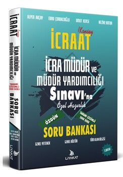 Liyakat Yayınları İcra Müdür ve Müdür yardımcılığı Sınavına Özel Hazırlık Tamamı Çözümlü Soru Bankası