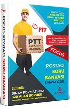 Liyakat Yayınları PTT Postacı Sınavlarına Özel Hazırlık Soru Bankası