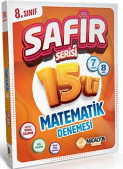 Madalyon Yayınları 8. Sınıf Matematik Safir Serisi 15 li Deneme