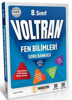 Madalyon Yayınları 8. Sınıf Fen Bilimleri Voltran Soru Bankası