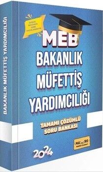 Makro Kitabevi 2024 MEB Bakanlık Müfettiş Yardımcılığı Soru Bankası