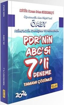 Makro Kitabevi PDR nin ABC si ÖABT Psikolojik Danışma ve Rehberlik Tamamı Çözümlü 7 Deneme