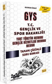 Makro Kitabevi T.C. Gençlik ve Spor Bakanlığı GYS Yurt Yönetim Memuru Soru Bankası