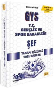 Makro Kitabevi T.C. Gençlik ve Spor Bakanlığı GYS Şef Tamamı Çözümlü Soru Bankası