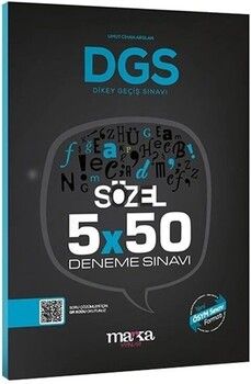Marka Yayınları 2024 DGS Sözel 5x50 Deneme PDF Çözümlü