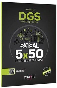 Marka Yayınları 2024 DGS Sayısal 5x50 Deneme PDF Çözümlü