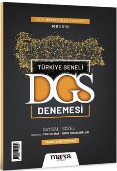 Marka Yayınları 2024 DGS Türkiye Geneli Deneme