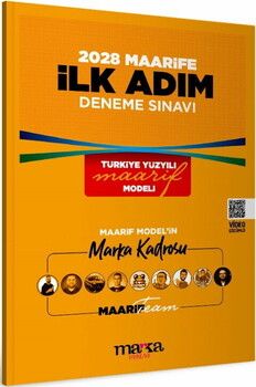Marka Yayınları 2028 Maarife İlk Adım Üniversiteye Hazırlık Türkiye Geneli Deneme Sınavı