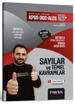 Marka Yayınları 2023 KPSS DGS ALES Sayılar ve Temel Kavramlar Konu Anlatımlı Video Ders Notu