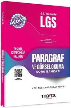 Marka Yayınları 5. 6. 7. ve 8. Sınıf LGS Paragraf ve Görsel Okuma Soru Bankası