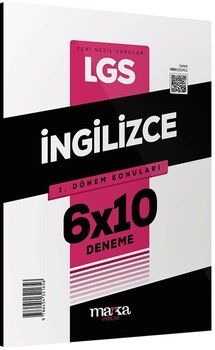 Marka Yayınları  8. Sınıf LGS 1. Dönem İngilizce 6x10 Deneme