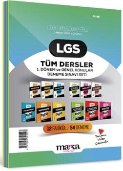 Marka Yayınları 8. Sınıf LGS 1. Dönem ve Genel Konular Tüm Dersler Deneme Sınavı