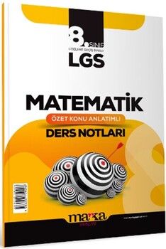 Marka Yayınları 8. Sınıf LGS Matematik Özet Konu Anlatımlı Ders Notları