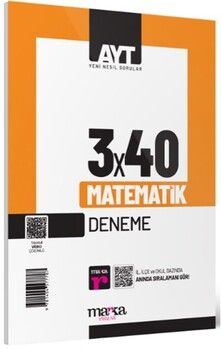 Marka Yayınları  AYT Matematik 3 x 40 Deneme