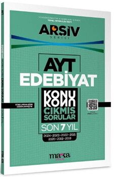 Marka Yayınları AYT Edebiyat Çıkmış Sorular Konu Konu Son 7 Yıl Tıpkı Basım Arşiv Serisi