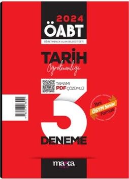 Marka Yayınları  ÖABT Tarih Öğretmenliği Tamamı Çözümlü 3 Deneme