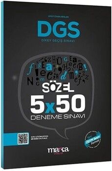 Marka Yayınları  DGS Sözel 5x50 Deneme PDF Çözümlü