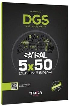 Marka Yayınları  DGS Sayısal 5x50 Deneme PDF Çözümlü
