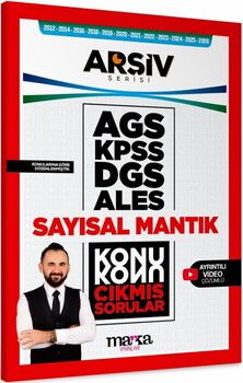 Marka Yayınları KPSS DGS ALES AGS Sayısal Mantık YEKTUGMAT Konu Konu Çıkmış Sorular