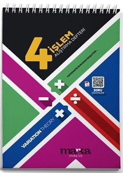 Marka Yayınları Tüm ÖSYM ve MEB Sınavları için 4 işlem Matematik Alıştırma Defteri