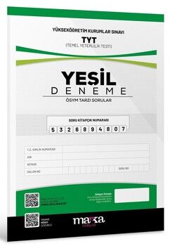 Marka Yayınları  TYT Yeni Nesil Tamamı Video Çözümlü Yeşil Deneme