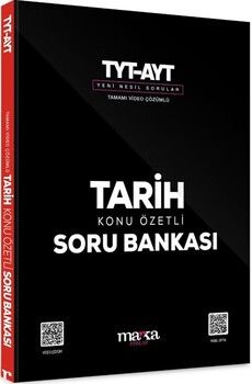 Marka Yayınları TYT AYT Tarih Konu Özetli Yeni Nesil Soru Bankası Tamamı Video Çözümlü