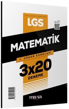 Marka Yayınları 8. Sınıf LGS Matematik 1. Dönem Konuları 3x20 Deneme