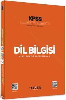 Marka Yayınları  KPSS Dil Bilgisi Konu Özetli Yeni Nesil Soru Bankası Tamamı Video Çözümlü
