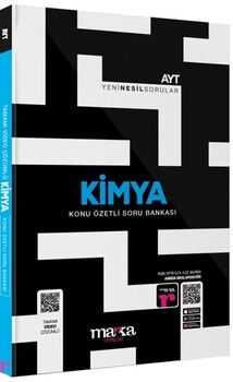 Marka Yayınları 2023 AYT Kimya Konu Özetli Yeni Nesil Soru Bankası Tamamı Video Çözümlü
