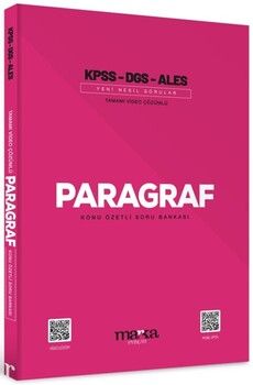 Marka Yayınları 2024 KPSS DGS ALES PARAGRAF Konu Özetli Yeni Nesil Soru Bankası Tamamı Video Çözümlü