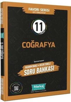 Markaj Yayınları 11. Sınıf Favori Serisi Coğrafya Kazanım Odaklı Beceri Temelli Soru Bankası