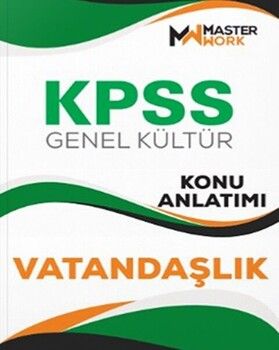Master Work KPSS Genel Kültür Vatandaşlık Konu Anlatımı
