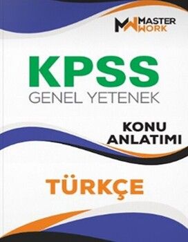 Master Work KPSS Genel Yetenek Türkçe Konu Anlatımı