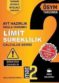 Mat2 Yayınları Limit Süreklilik Calculus Serisi Fasikülü