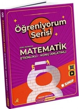 Matsev Yayınları 8. Sınıf Matematik Öğreniyorum Serisi Etkinlikli Konu Anlatımlı Soru Bankası