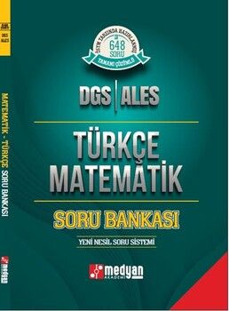 Medyan Yayınları DGS ALES Türkçe Matematik Soru Bankası
