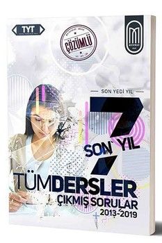 MEG Yayınları TYT Tüm Dersler Son 7 Yıl Çözümlü Çıkmış Sorular