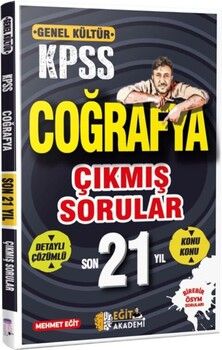 Mehmet Eğit KPSS Coğrafya Son 21 Yıl Çıkmış Sorular