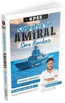 Mehmet Eğit KPSS Coğrafyanın Amiral Soru Bankası Tamamı Çözümlü