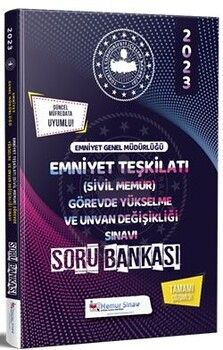 Memur Sınav Emniyet Genel Müdürlüğü Sivil Memur Unvan Değişikliği Soru Bankası