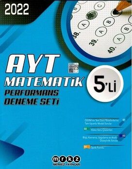 Merkez Yayınları AYT Matematik Performans 5 li Deneme