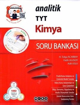 Merkez Yayınları TYT Kimya Analitik Soru Bankası