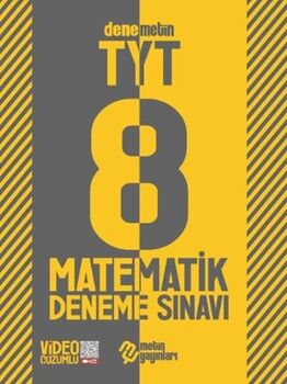 Metin Yayınları TYT Matematik 8 Deneme