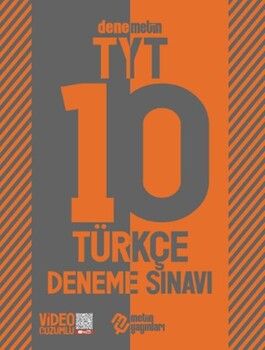 Metin Yayınları TYT Türkçe 10 Deneme Sınavı