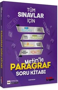 Metin Yayınları Tüm Sınavlar İçin Paragraf Soru Kitabı