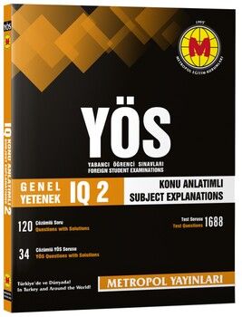 Metropol Yayınları YÖS IQ Konu Anlatımlı 2