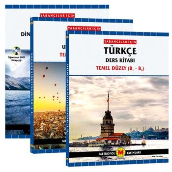 Metropol Yayınları TÖMER Yabancılar İçin Türkçe Öğretim Seti 2 B1 B2