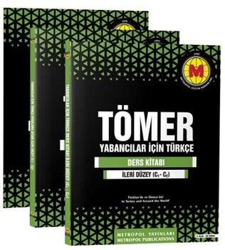 Metropol Yayınları TÖMER Yabancılar İçin Türkçe Öğretim Seti 3 Kitap C1-C2