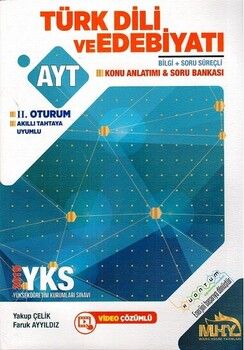 MHY Yayınları 2019 AYT Türk Dili ve Edebiyatı Konu Anlatımı ve Soru Bankası